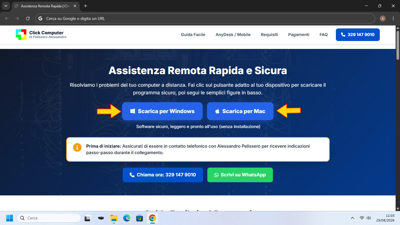 Step 1 - Download del programma