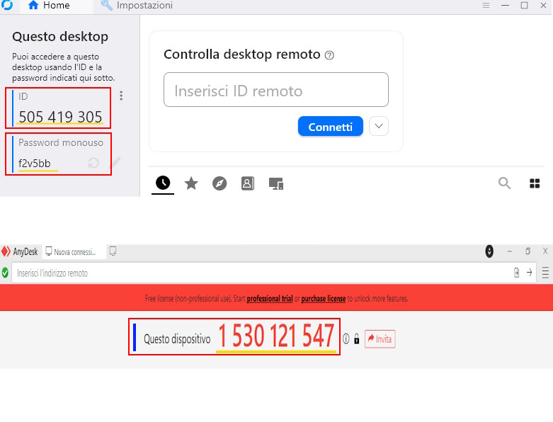 Step 4 - Codice ID da comunicare